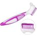 Verdant Touch Double-Head Denture Brush | Cleaning Brush for False Teeth | Portable & Double-Sided Design - 180 mm - Buy Online on GoSupps.com