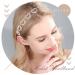 Urieo Silver Crystal Heart Headband for Women - Rhinestone Princess Wedding Hair Accessories - Buy Online on GoSupps.com