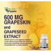 Skin & Grape Seed Extract Supplement 600 MG 60 Vegetable Capsules USA Source Materials Dietary Supplements Healthy Skin & Eyes Cardiovascular Support for Men & Women 60 Count (Pack of 1) - Buy Online on GoSupps.com
