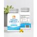 VITAMUSE Vegan Omega-3 Supplement Plant-Based DHA + EPA Heart Brain Immune Support 60 Vegetarian Capsules Third-Party Tested Algal Oil