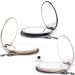 Mavoro LED Lighted Travel Makeup Mirror 1x/10x Magnification - Daylight LED Portable Mirror - 5 inch (Black) - Buy Online on GoSupps.com