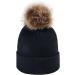 Shop Black Fleece Winter Hat for Toddlers (2-6 Years) | Warm Soft & Cozy Thermo Neck Warmer & Ear Protector - Buy Online on GoSupps.com