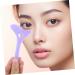 SOESFOUFU Eyeliner Stamp Silicone Molds Eyeshadow Applicators Stamps Eyelash Stencils The Face Eye Shadow 12.00X6.00X0.50CM Purple - Buy Online on GoSupps.com