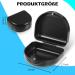 Kwjeiulsoq Dental Bite Dose Container | Portable Tooth Protection Box for Braces & Prosthesis - Buy Online on GoSupps.com