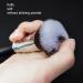 Round Top Kabuki Foundation Brush | Professional Grade Makeup Brush for Liquid & Mineral Powder | Best Blending Buffing & Stippling Tool - Black - Buy Online on GoSupps.com