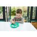Matchstick Monkey Baby Weaning Section Plate - Green | 3 Split Sections, Antimicrobial, Anti-Slip, BPA-Free | 12+ Months - Buy Online on GoSupps.com