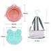 VOVCIG 3pcs Makeup Brush Cleaner Mat & Portable Drying Net - Silicone Cleaning Pad for Sponges & Powder Puffs - Foldable Washing Tools for Easy Brush Care - Buy Online on GoSupps.com