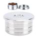 Kit de Capsules de caf R utilisables Dosette de caf R utilisable en Acier Inoxydable pour Machine caf Facile Nettoyer Go t personnalis (avec filtres en papier Brosse Cuill re Avec Filtres en Papier Brosse Cuill re Presse
