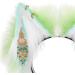 amangul Plush Ear Headband Retro Ethnic Tassels Pendant Hair Hoop Anime Cosplay Costume Halloween Party Hair Accessories - Buy Online on GoSupps.com
