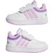 adidas Kids Hoops Mid 2.0 I Fitness Shoes - Child 5 UK - Ftwr White/Lilac Violet Fusion - Buy Online on GoSupps.com
