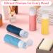 Alyvisun 4 Pack Silicone Travel Bottles for Toiletries Refillable & Leak-proof Travel Containers 100ml Small Size Squeezy Bottles for Shampoo Lotion Cosmetic - Buy Online on GoSupps.com