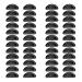 Afforstyle 24 Pairs Adhesive Nose Pads Eyeglass Nose Pads Stick on Silicone for Sunglasses