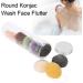 Konjac Wash Face Flutter Set - 8pcs Round Type Body Sponges for Deep Pore Cleansing and Exfoliation - Buy Online on GoSupps.com