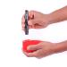 Red Glucology Travel Sharps Disposal Container - 3 Pack | For Diabetic Needles & Test Strips | Compact Size for Travel | Bio-Hazard Lock - Buy Online on GoSupps.com