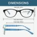 BLUELESS Women's Cat-Eye Reading Glasses - 10 Pairs +0.50 - Stylish Patterned Readers for Ladies - Buy Online on GoSupps.com