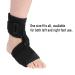 Luqeeg Foot Drop Splint Orthotics Ankle Brace - Strong Support Easy On/Off Soft & Breathable - Buy Online on GoSupps.com