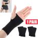 Muised Guard Wrist Gloves Cover Scar - Sports Pressure Elastic Protective Gear for Unisex - Perfect for Summer Travel, Camping, Hiking - Black - Buy Online on GoSupps.com