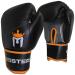 Meister Pro Boxing Gloves w/Wrist Support (Pair) 16 Ounce Black/Orange