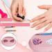 Bol De Trempage Pour Ongles | Cuve de Soins pour Manucure - Bol de Trempage en Silicone pour D capage de Ongles pour Femmes et Filles Maison Voyage Spa Salon Rose - Buy Online on GoSupps.com