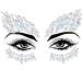 Blindery Rhinestone Face Jewels - Festival Rave Gem Stickers for Women & Girls - 2PCS - Buy Online on GoSupps.com