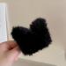 Muloo Butterfly Hair Clip Cute Plush Hair Clips for Thick Hair Grip Hair Clamps for Women Strong Hold Hair Accessories Butterfly Hair Clip Black - Buy Online on GoSupps.com