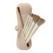 Travel Makeup Brush Holder  silicone makeup brush holder for Travel  Small Makeup Brush Holder Travel  Waterproof Make Up Brush Holder Organizer  Khaki