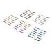 FOYTOKI 36 Pairs Glitter Eyeliner Eye Line Strip Double Sided Eyelid Tape Double Side Tape Instant Sticker