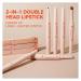 2 in 1 Double Head Lipstick & Lip Liner Set - Waterproof 24 Hour Nude Lipstick for Women | Creamy Lip Pencil | International Shipping - Buy Online on GoSupps.com