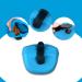 Rumyve Silicone Dog Therapy Bag Clip Dog Training Bag Portable Dog Therapy Bag Pocket Treat Handling Food Clip to Take The Dog Away(Blue) - Buy Online on GoSupps.com