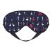 SSIMOO Ballroom Dance Pattern Soft Sleep Eye Mask Female Breathable Eye Patch Perfect for Travel and Relaxation Black