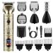 Hair Clippers 7 In 1 Professional Barber Cordless Full Set Trimmer Set Electric Shaver Clipper All Metal Hair Trimmer Set