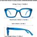 Amorays Oversize Square Vintage Reading Glasses - Blue Light Blocking +1.50 Presbyopia Readers for Men & Women - Buy Online on GoSupps.com