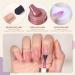 GAOY Jelly Pink Gel Nail Polish Set - 6 Transparent Colors for DIY Manicure and Pedicure at Home - Buy Online on GoSupps.com
