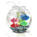 Iwobi 4-Piece Simulation Tropical Fish Set | Battery-Operated Plastic Mini Fish Toys for Cats Aquariums & Kids' Bathing Fun - Buy Online on GoSupps.com