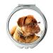Mirror Travel Mirror Dog Dogue De Bordeaux Mastiff Bordeaux Burgundy pocket mirror portable mirror