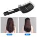 2 Pc Curved Vented Hair Brushes Set for Women | Anti Frizz & Fast Drying Detangling Brush for Long Thick Curly Hair | Paddle Blow Styling Tool - Black & White - Buy Online on GoSupps.com