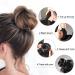 Donut Bun Maker Set - 7pcs Hair Bun Makers, 5 Elastic Bands & 20 Pins - Perfect for Stylish Hair Buns - Buy Online on GoSupps.com