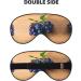 Buy SSIMOO Grape Pattern Print Double-Sided Eye Mask | Soft Light Blocking Sleep Mask for Best Sleep Quality - International Shipping Available - Buy Online on GoSupps.com