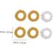 Frcolor 10-Piece Finger Massage Ring Set | Voltage Reducer & Acupressure Tools | Mini Stainless Steel Massage Devices for Pain Relief - Buy Online on GoSupps.com