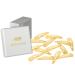 Hair Leader Love 14 Pieces Gold Snap Hair Clips for Women & Kids - 5cm Metal Hair Clips with Storage Box - Stylish & Versatile Hair Accessories - Buy Online on GoSupps.com