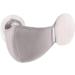 Facynde Cute Cloud Shape Facial & Ear Protection - Soft Rabbit Fur Slim Face Cover & Ear Warmer for Winter - Buy Online on GoSupps.com