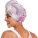 Colorful Unicorn Flamingo Microfiber Hair Towel Wraps - Quick Dry for Girls & Women (2 Pack) - 24x61 cm - Buy Online on GoSupps.com