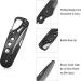 Steel Folding Beard Comb for Men - Anti-Static Beard & Mustache Styling Comb - Pocket Size 9.5 * 3 * 1.5 cm - Buy Online on GoSupps.com