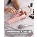 FERYES Magnetic Makeup Brush Holder - Portable Silicone Organizer for Travel | Soft Pink Cosmetic Storage - Buy Online on GoSupps.com