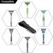LyqniHob Razor Case - Protective & Portable High-Quality Silicone Case in Elegant Black for Razor Blades & More - Ideal Travel Accessory - Buy Online on GoSupps.com