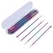 Rosarden Blackhead Remover Tool Kit 4 Pieces Comedone Extractor Tool Blemish Whitehead Removal Acne Needle Pimple Spot Popper Stainless Steel (Color) Gold