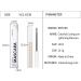 Ultra-fine Mascara Long Lasting/Waterproof/Non-Smudge/Natural Thick/Curling Fine Lengthening Eyelash Brush Mascara Eye Makeup Cosmetics Tool for Women 6 Colors - Buy Online on GoSupps.com