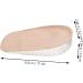 Half Elevator Insoles - Height Increase Inserts for Men & Women | Comfortable Leather Shoe Boosters | Invisible Sneaker & Running Insoles - 2CM - Buy Online on GoSupps.com