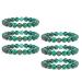 Diabetes Relief Chrysocolla Bracelet Chrysocolla Natural Bracelet Crystal Energy Gemstone Handcrafted 8mm Natural Chrysocolla Crystal Energy Beaded Bracelets (6pcs)