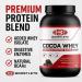 Cocoa WHEY Protein Powder Chocolate Flavor | Premium Whey Protein Concentrate & Isolate Blend | Supports Muscle Growth Recovery & Energy | GMP Certified Non-GMO USA-Made (2 lbs) - Buy Online on GoSupps.com